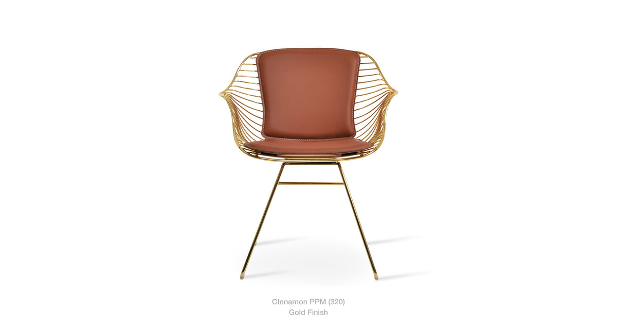 Zebra Wire Chair - comfortable seating for dining and office spaces | Image 4 | InSTYLE Home & Rugs