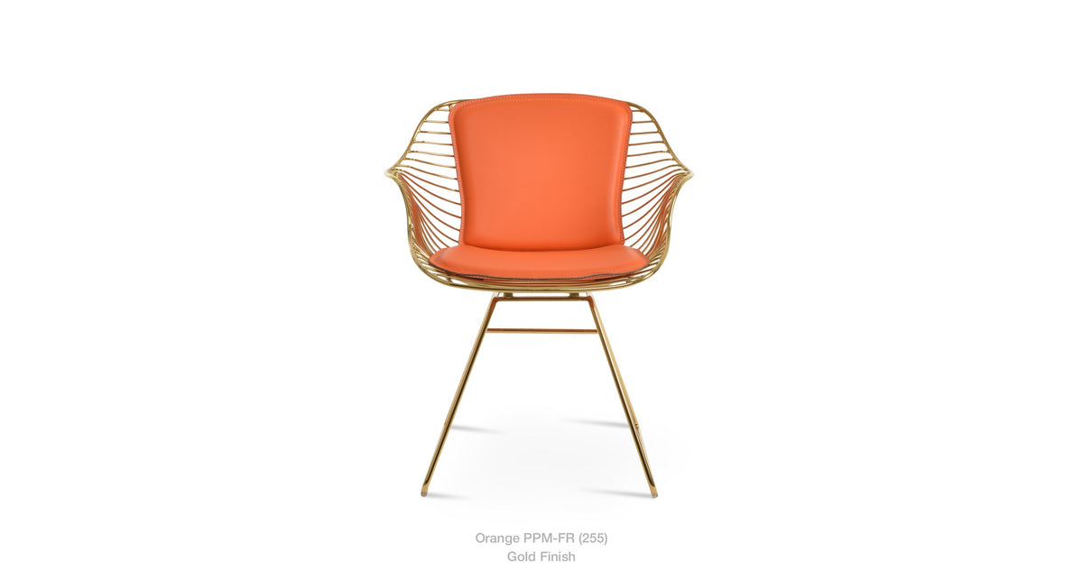 Zebra Wire Chair - comfortable seating for dining and office spaces | Image 14 | InSTYLE Home & Rugs