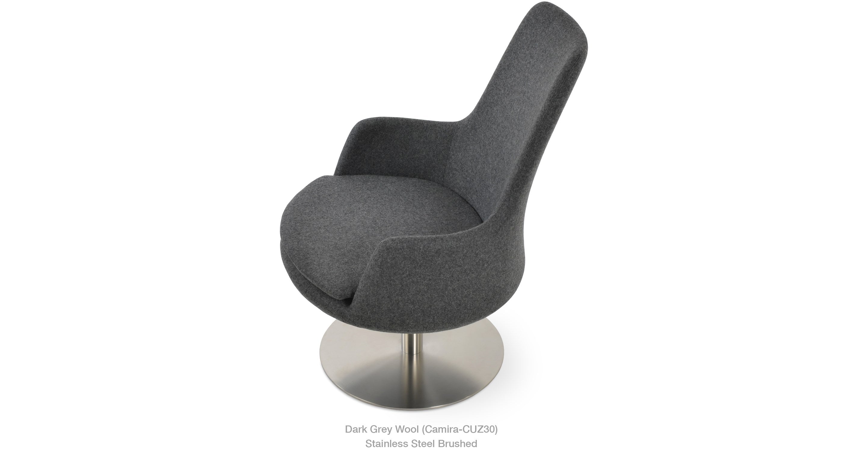 Dervish Round Lounge High Back - stylish lounge chairs for any room | Image 6 | InSTYLE Home & Rugs