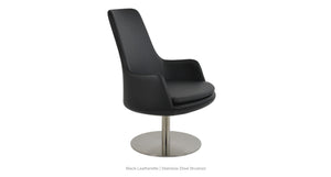 Dervish Round Lounge High Back - stylish lounge chairs for any room | Image 4 | InSTYLE Home & Rugs