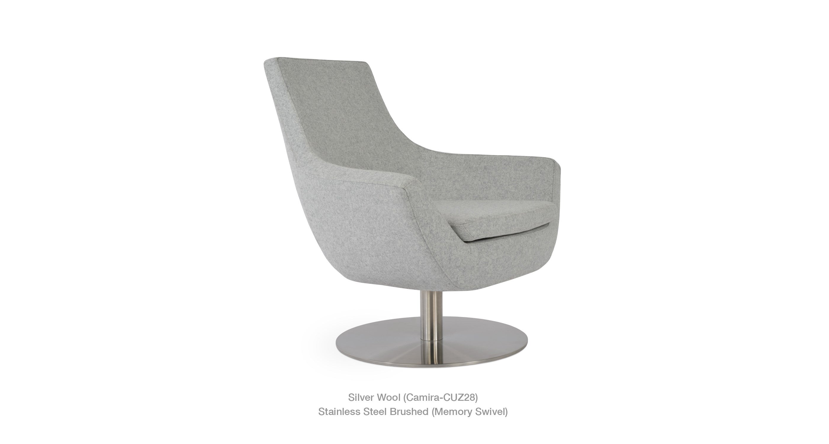 Rebecca Round Swivel - | Image 3 | InSTYLE Home & Rugs