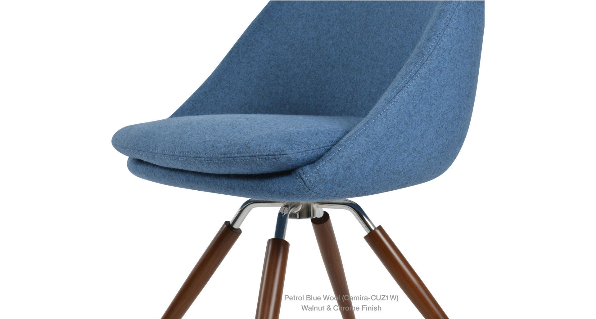 Avanos Carrot Swivel Chair - comfortable seating for dining and office spaces | Image 7 | InSTYLE Home & Rugs