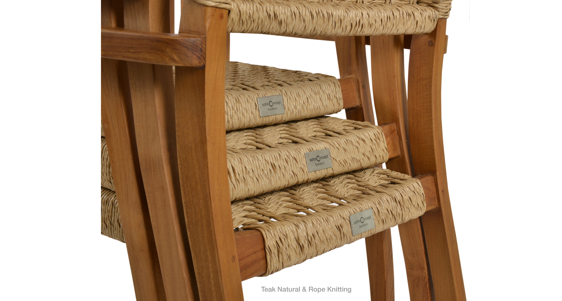 Palermo Teak Armchair - upholstered armchair with padded comfort | Image 4 | InSTYLE Home & Rugs