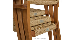 Palermo Teak Armchair - upholstered armchair with padded comfort | Image 4 | InSTYLE Home & Rugs