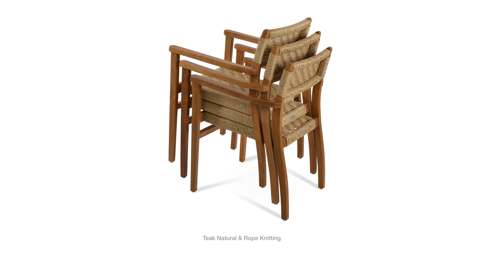Palermo Teak Armchair - upholstered armchair with padded comfort | Image 2 | InSTYLE Home & Rugs