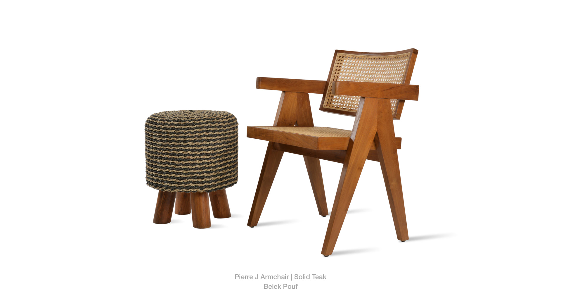 Pierre J Armchair Teak Full Wicker - upholstered armchair with padded comfort | Image 32 | InSTYLE Home & Rugs
