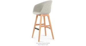 Tribeca PR Wood Stool - perfect for small spaces | Image 19 | InSTYLE Home & Rugs