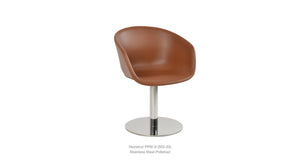 Tribeca Round Chair - comfortable seating for dining and office spaces | Image 3 | InSTYLE Home & Rugs