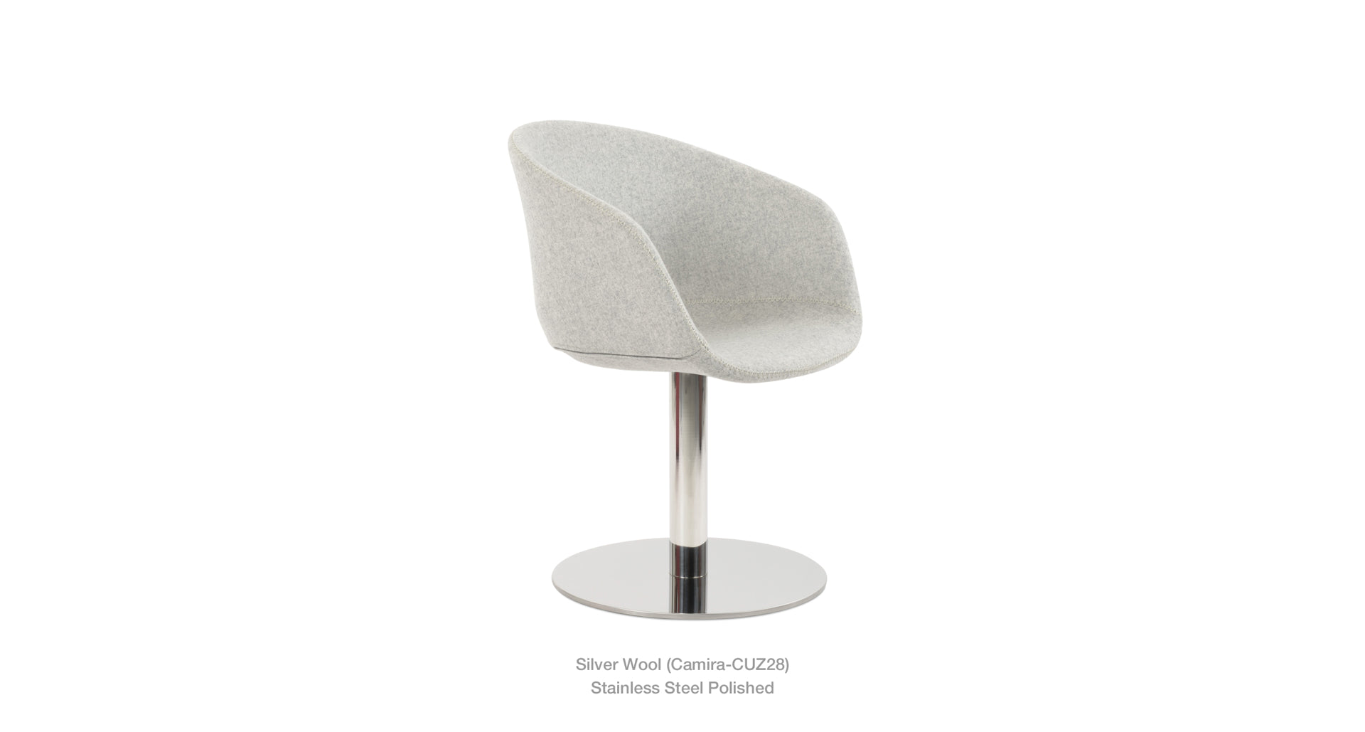 Tribeca Round Chair - comfortable seating for dining and office spaces | Image 7 | InSTYLE Home & Rugs