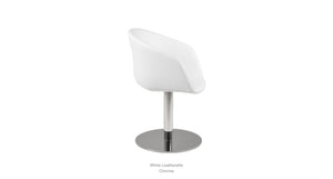 Tribeca Round Chair - comfortable seating for dining and office spaces | Image 9 | InSTYLE Home & Rugs