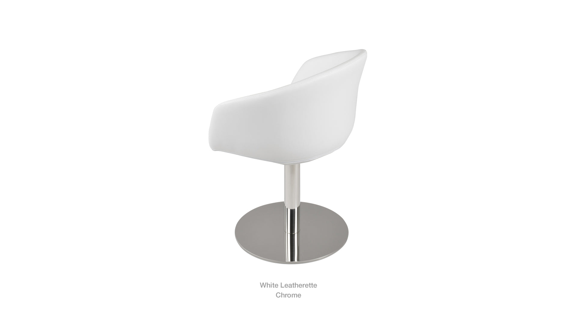 Tribeca Round Chair - comfortable seating for dining and office spaces | Image 10 | InSTYLE Home & Rugs