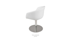 Tribeca Round Chair - comfortable seating for dining and office spaces | Image 10 | InSTYLE Home & Rugs
