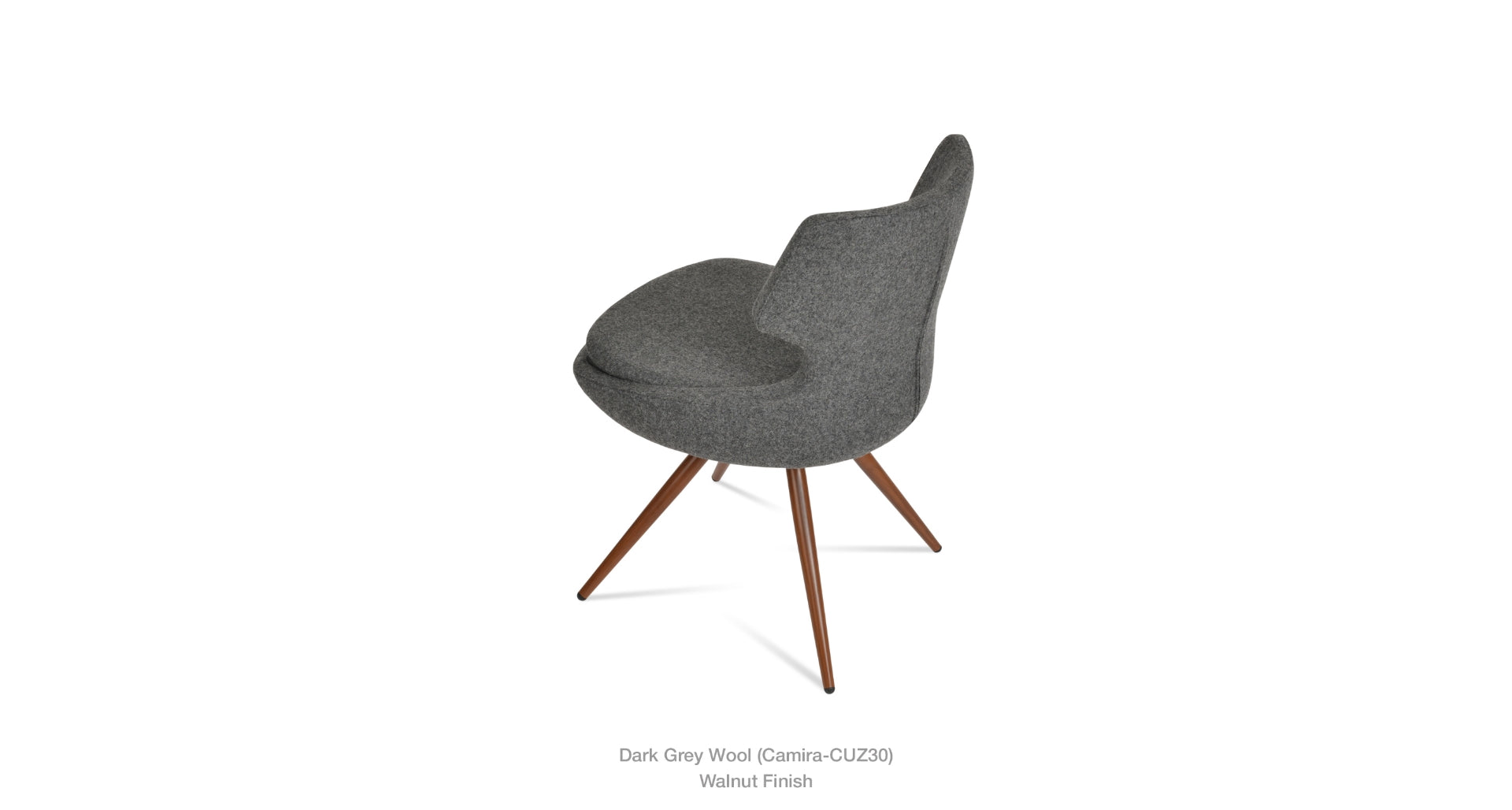 Patara Carrot Swivel Chair - durable construction for long-lasting use | Image 3 | InSTYLE Home & Rugs