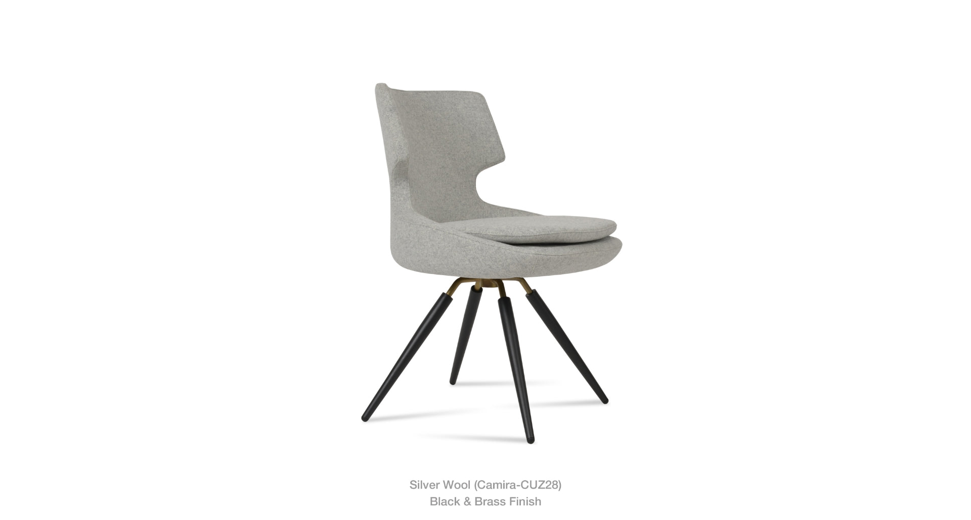 Patara Carrot Swivel Chair - durable construction for long-lasting use | Image 4 | InSTYLE Home & Rugs