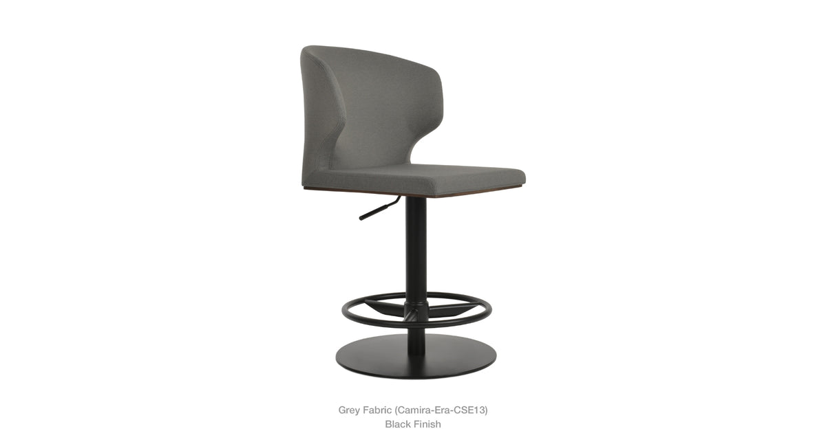 Amed Piston Stool - perfect for small spaces | Image 4 | InSTYLE Home & Rugs