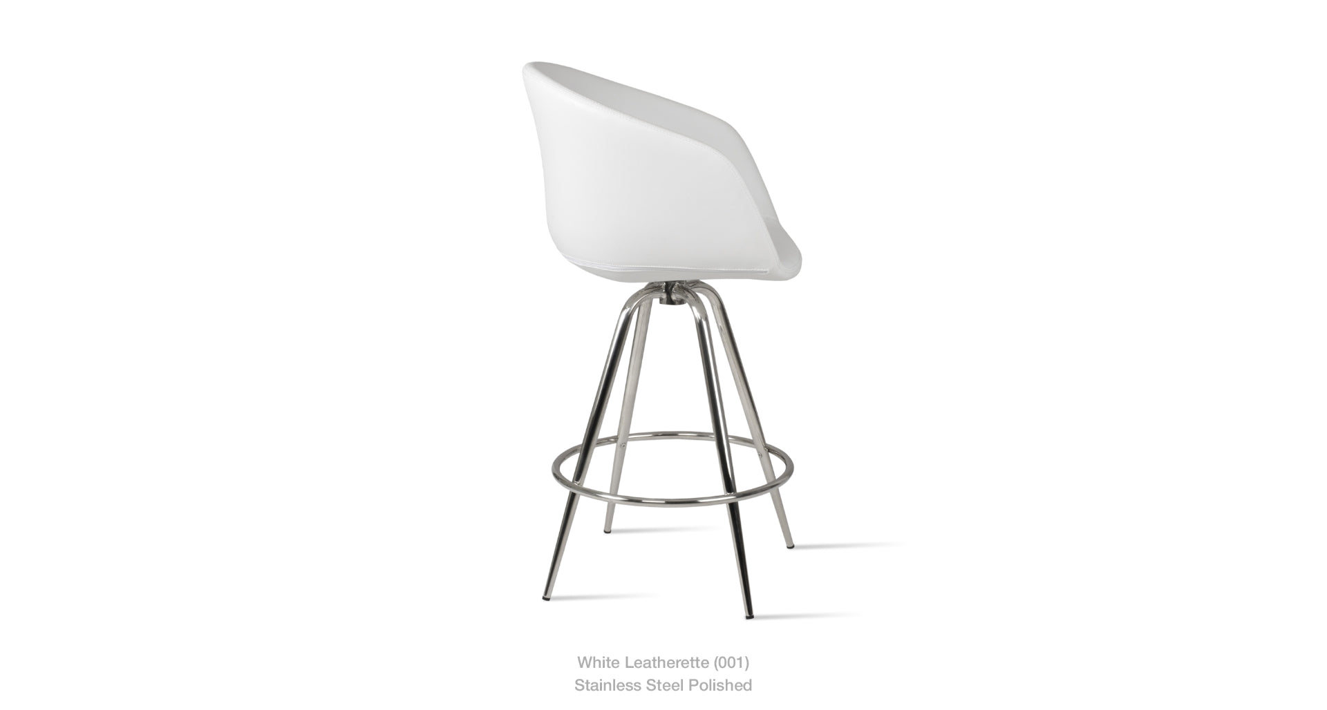 Tribeca Max Swivel Stool - compact and stylish design | Image 14 | InSTYLE Home & Rugs