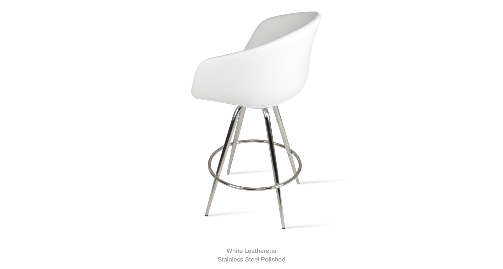 Tribeca Max Swivel Stool - compact and stylish design | Image 15 | InSTYLE Home & Rugs