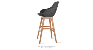 Gazel Arm PR Wood Stools - available in various heights | Image 8 | InSTYLE Home & Rugs
