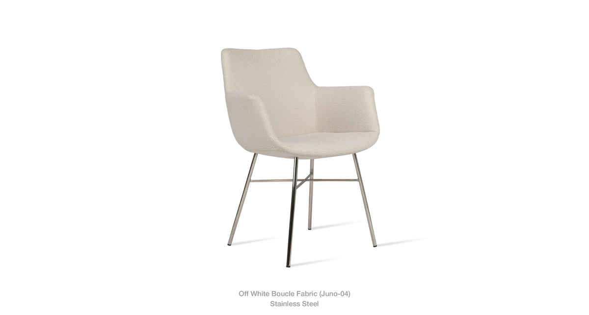 Bottega Cross Chair - comfortable seating for dining and office spaces | Image 12 | InSTYLE Home & Rugs