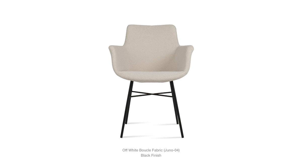 Bottega Cross Chair - comfortable seating for dining and office spaces | Image 6 | InSTYLE Home & Rugs