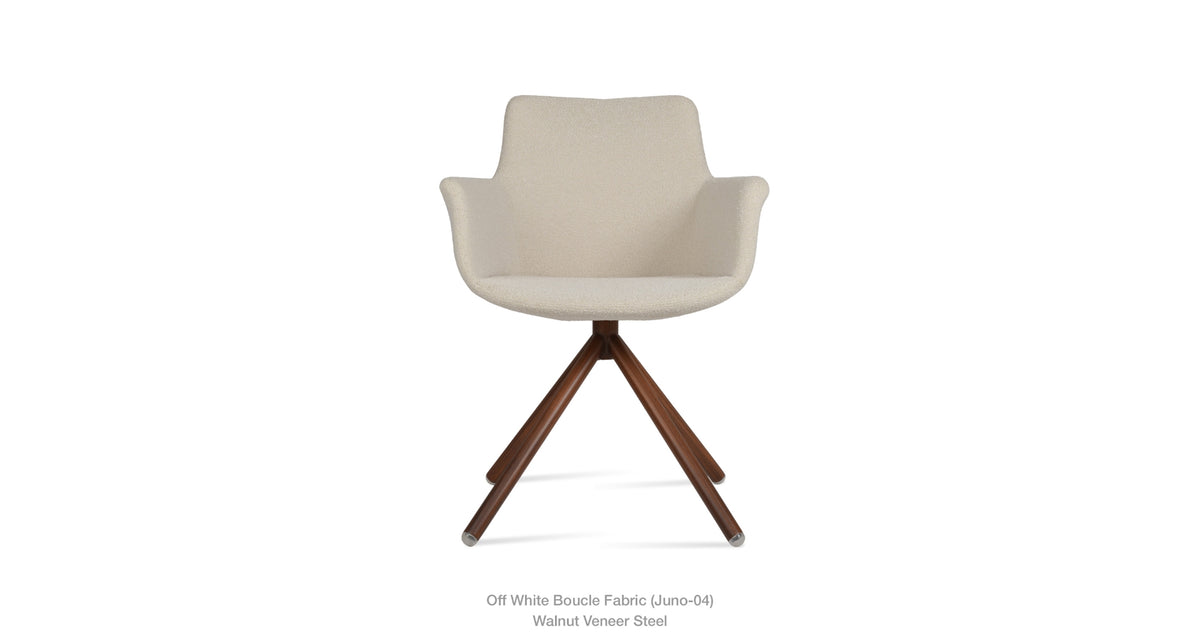 Bottega Stick Swivel Chair - comfortable seating for dining and office spaces | Image 21 | InSTYLE Home & Rugs
