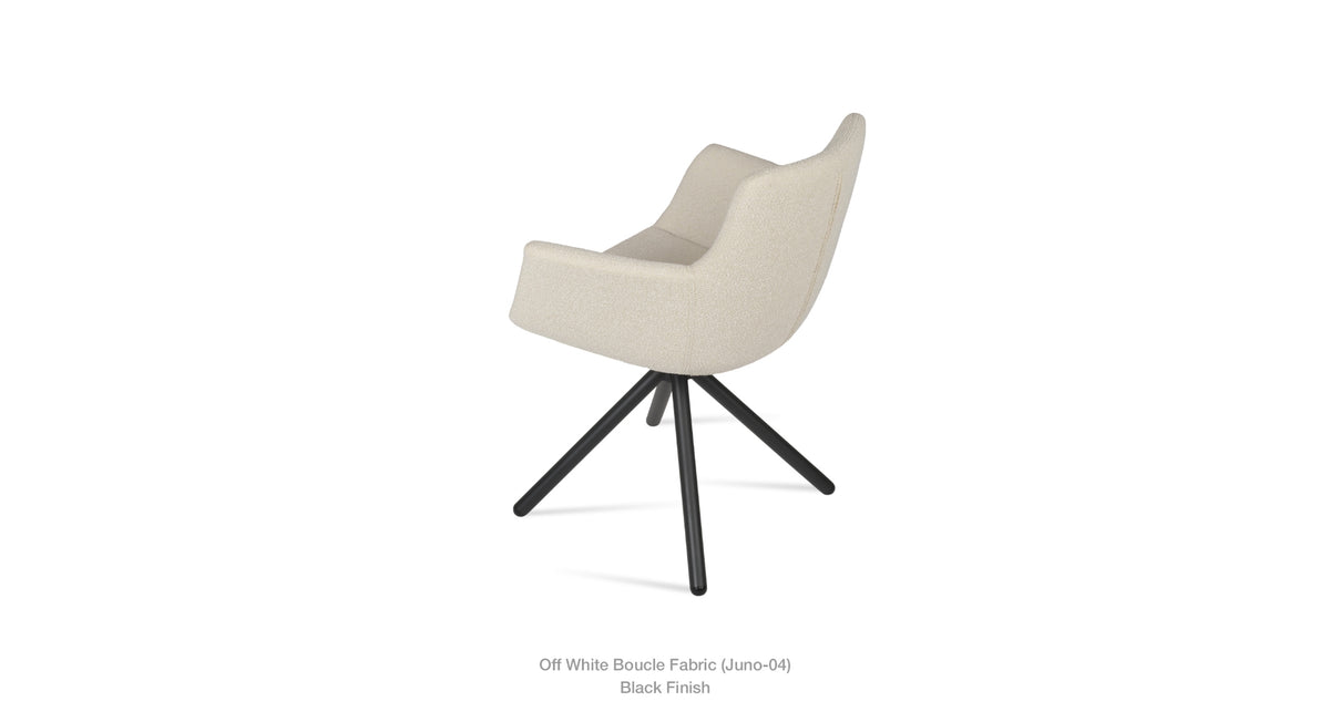 Bottega Stick Swivel Chair - comfortable seating for dining and office spaces | Image 24 | InSTYLE Home & Rugs