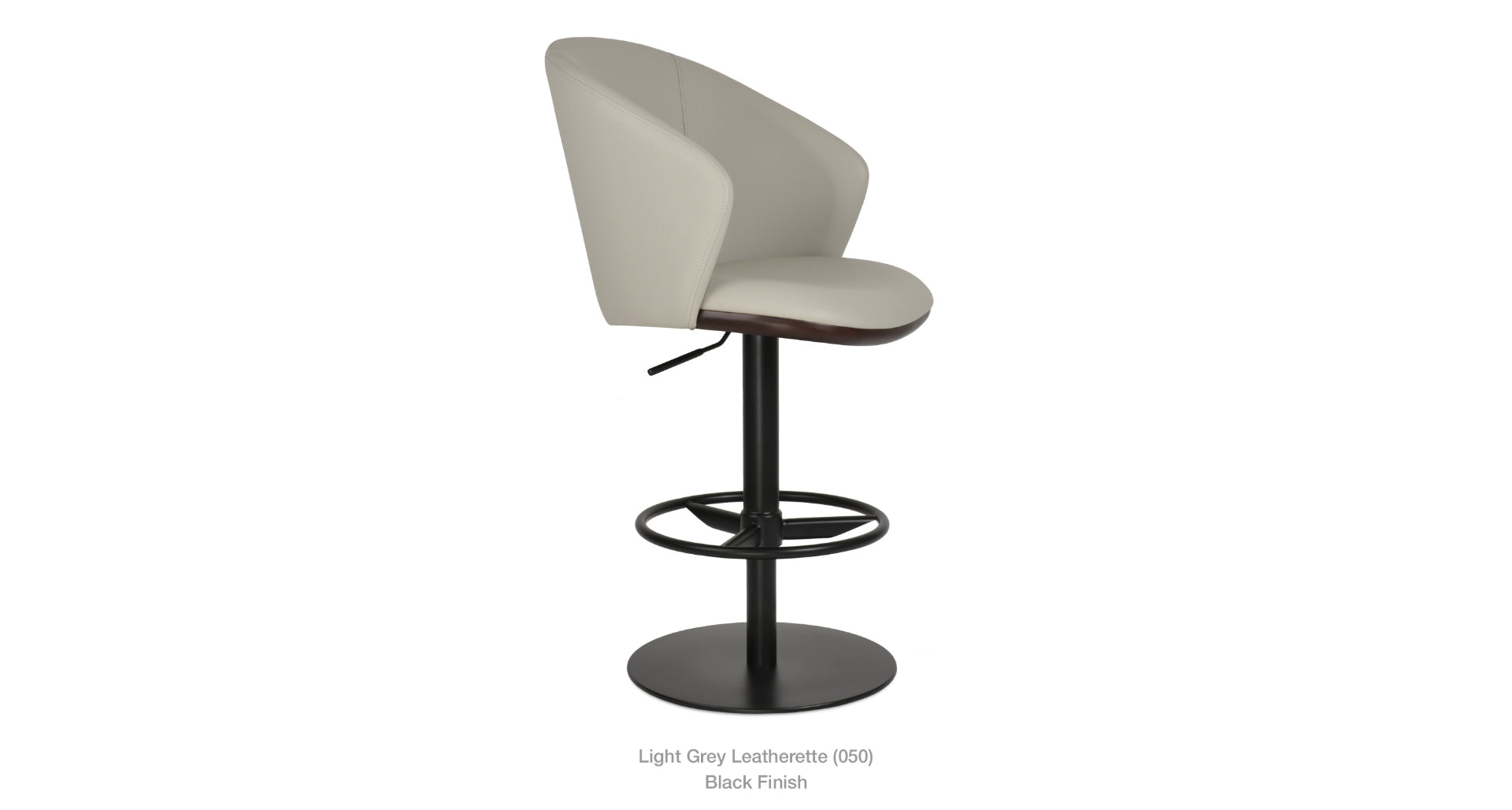 Athena Piston Stool - compact and stylish design | Image 5 | InSTYLE Home & Rugs