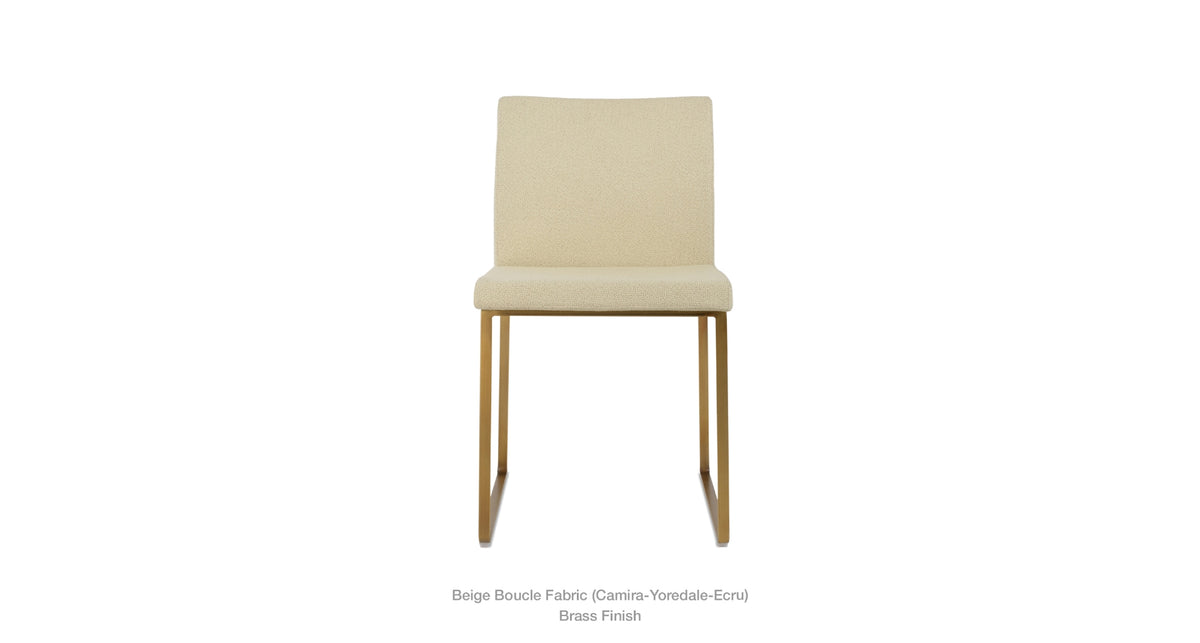 Aria Sled Chair - stylish chairs for any table | Image 15 | InSTYLE Home & Rugs