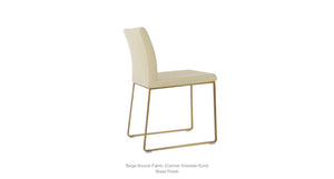 Aria Sled Chair - stylish chairs for any table | Image 17 | InSTYLE Home & Rugs