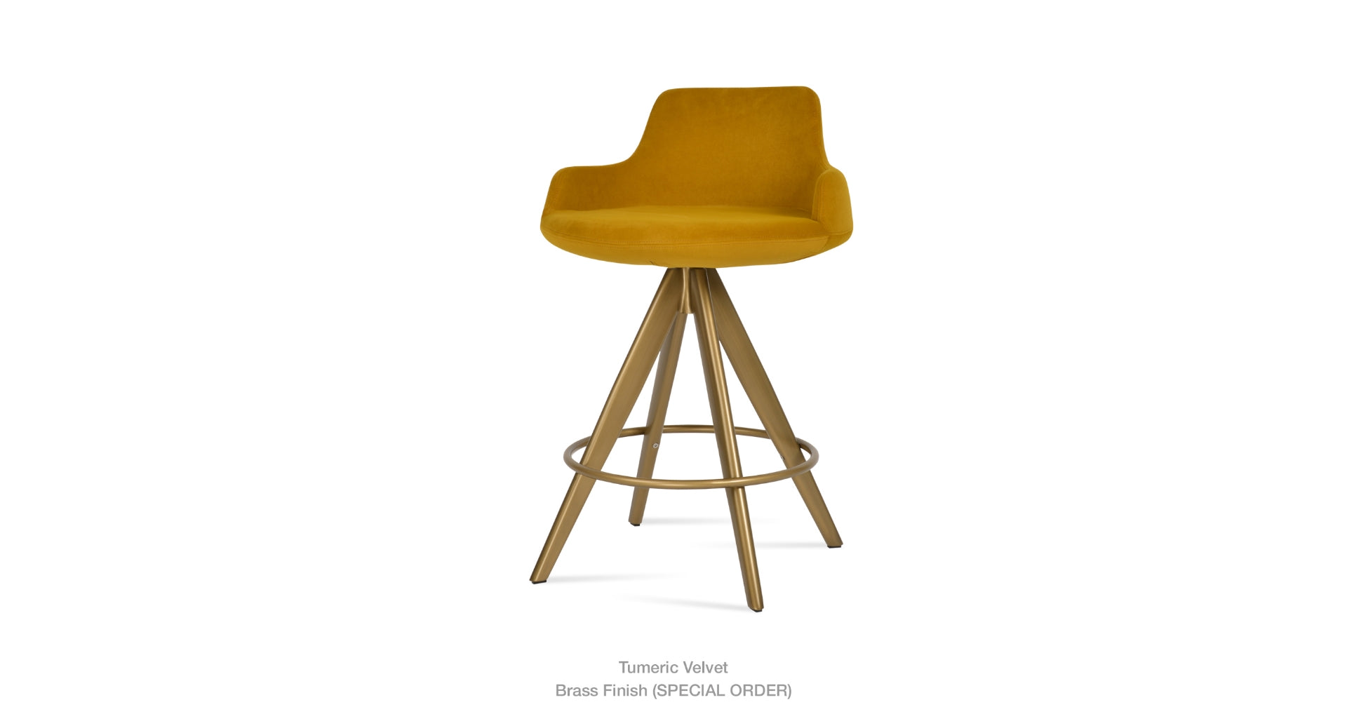 Dervish Pyramid MW Swivel Stools - available in various heights | Image 43 | InSTYLE Home & Rugs