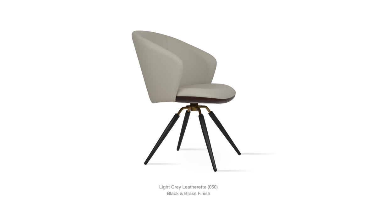 Athena Carrot Swivel Chair - variety of styles from classic to contemporary | Image 7 | InSTYLE Home & Rugs