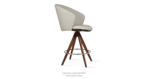 Athena Pyramid MW Swivel Stools - available in various heights | Image 5 | InSTYLE Home & Rugs