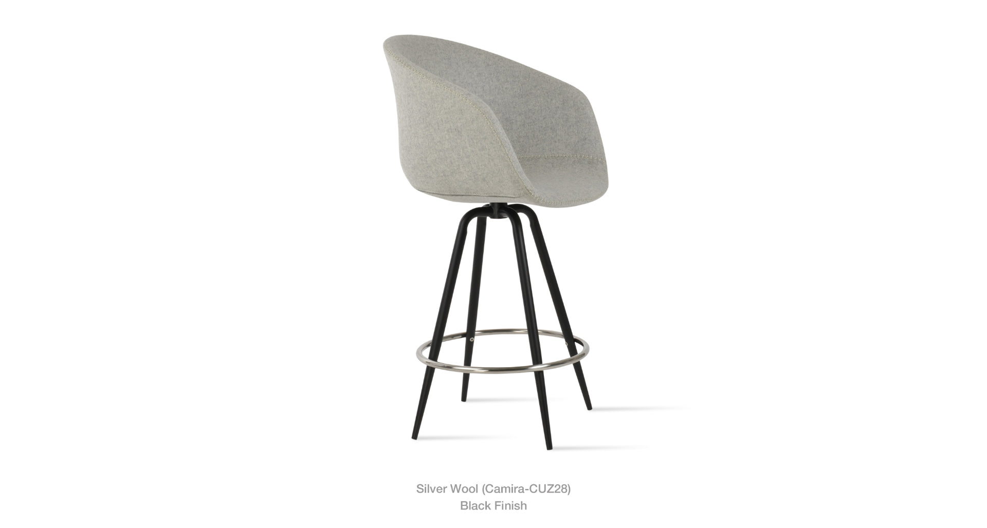 Tribeca Max Swivel Stool - compact and stylish design | Image 18 | InSTYLE Home & Rugs