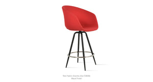 Tribeca Max Swivel Stool - compact and stylish design | Image 21 | InSTYLE Home & Rugs