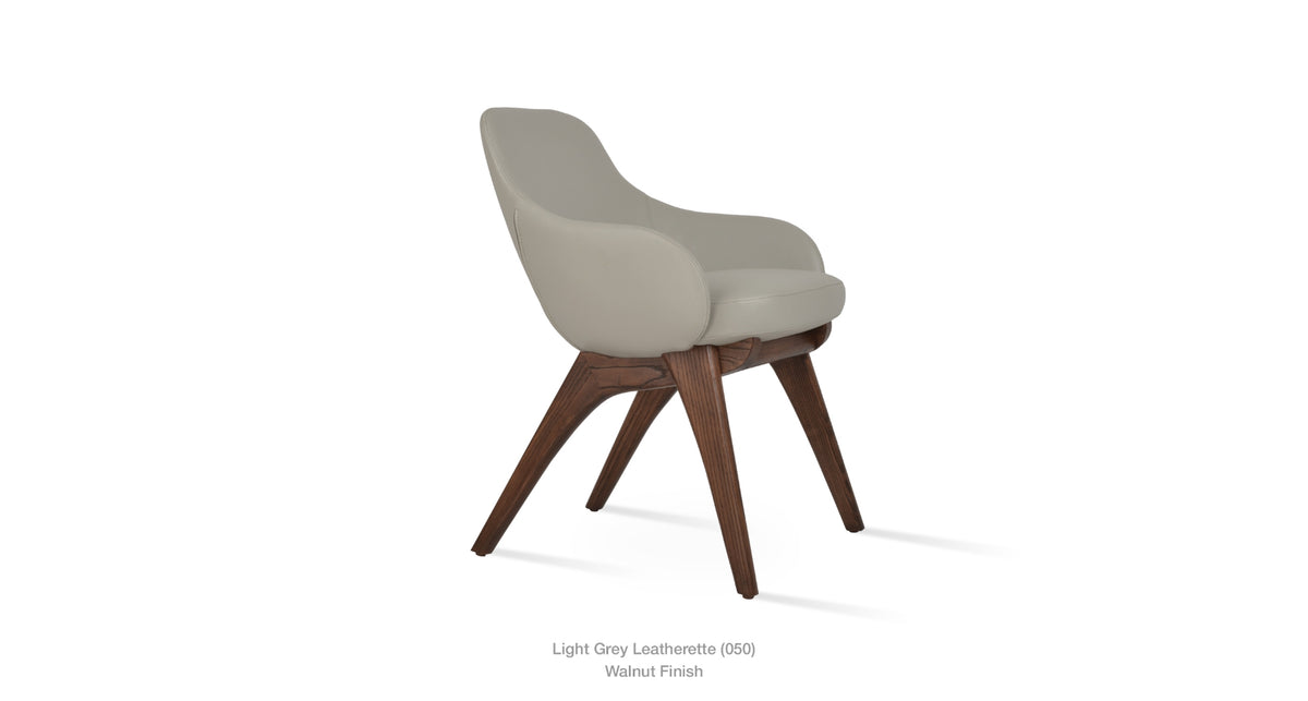 Gazel Arm X Wood Chair - comfortable seating for dining and office spaces | Image 13 | InSTYLE Home & Rugs