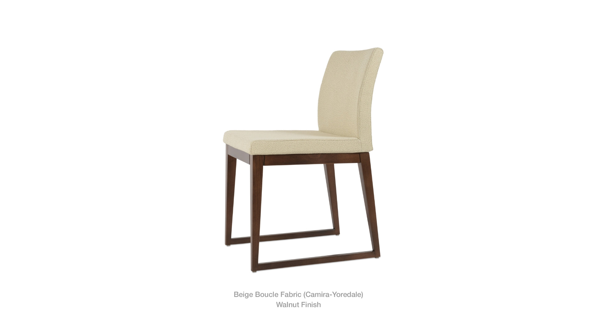 Aria Sled Wood Chair - comfortable seating for dining and office spaces | Image 11 | InSTYLE Home & Rugs
