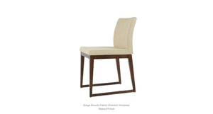 Aria Sled Wood Chair - comfortable seating for dining and office spaces | Image 11 | InSTYLE Home & Rugs