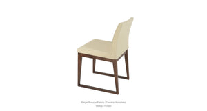 Aria Sled Wood Chair - comfortable seating for dining and office spaces | Image 12 | InSTYLE Home & Rugs