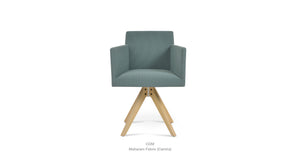 Harput Pyramid Swivel Chair - comfortable seating for dining and office spaces | Image 24 | InSTYLE Home & Rugs