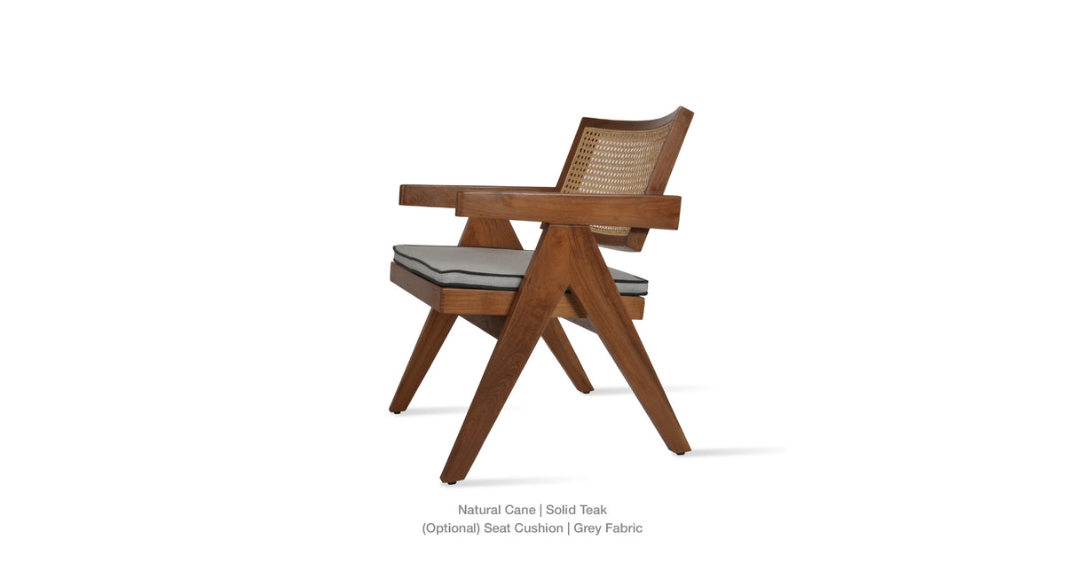 Pierre J Arm Teak Full Wicker Lounge - | Image 8 | InSTYLE Home & Rugs