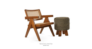 Pierre J Arm Teak Full Wicker Lounge - | Image 4 | InSTYLE Home & Rugs