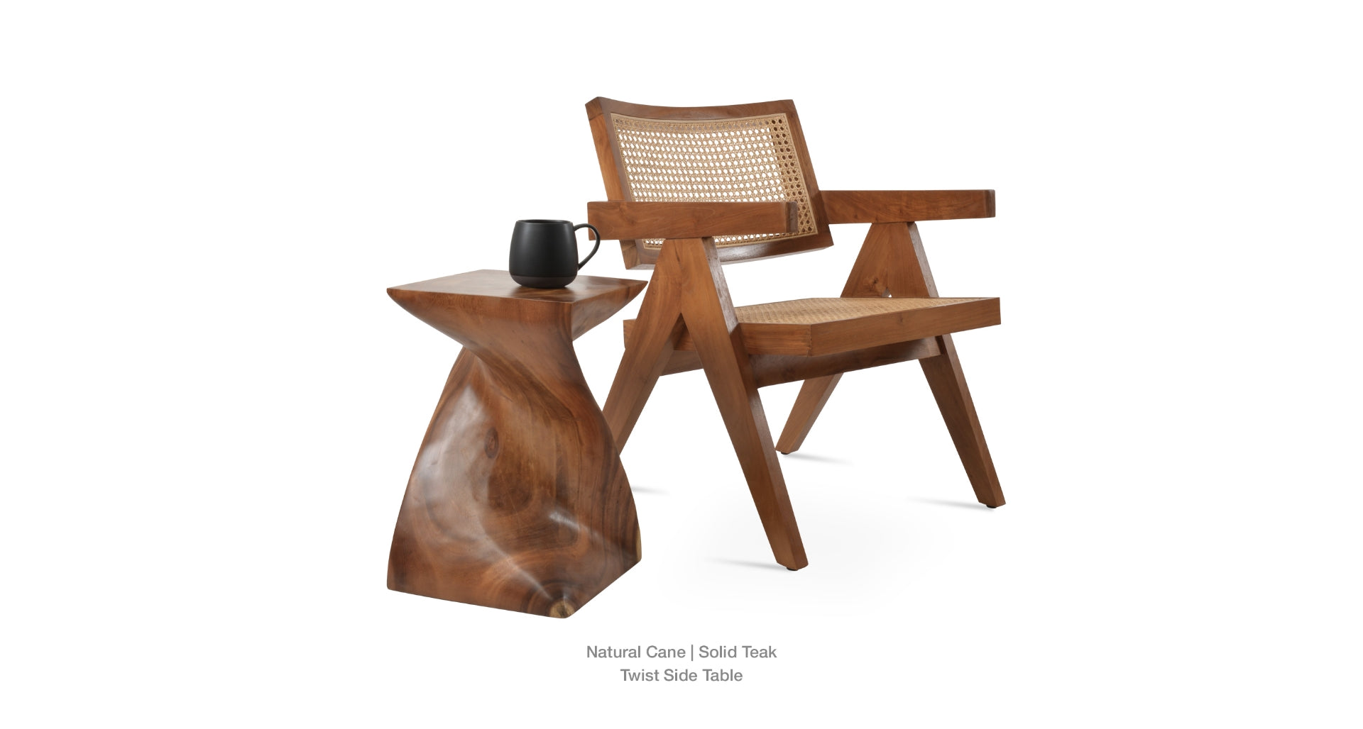 Pierre J Arm Teak Full Wicker Lounge - | Image 5 | InSTYLE Home & Rugs