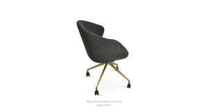 Athena Spider Swivel Chair - comfortable seating for dining and office spaces | Image 6 | InSTYLE Home & Rugs