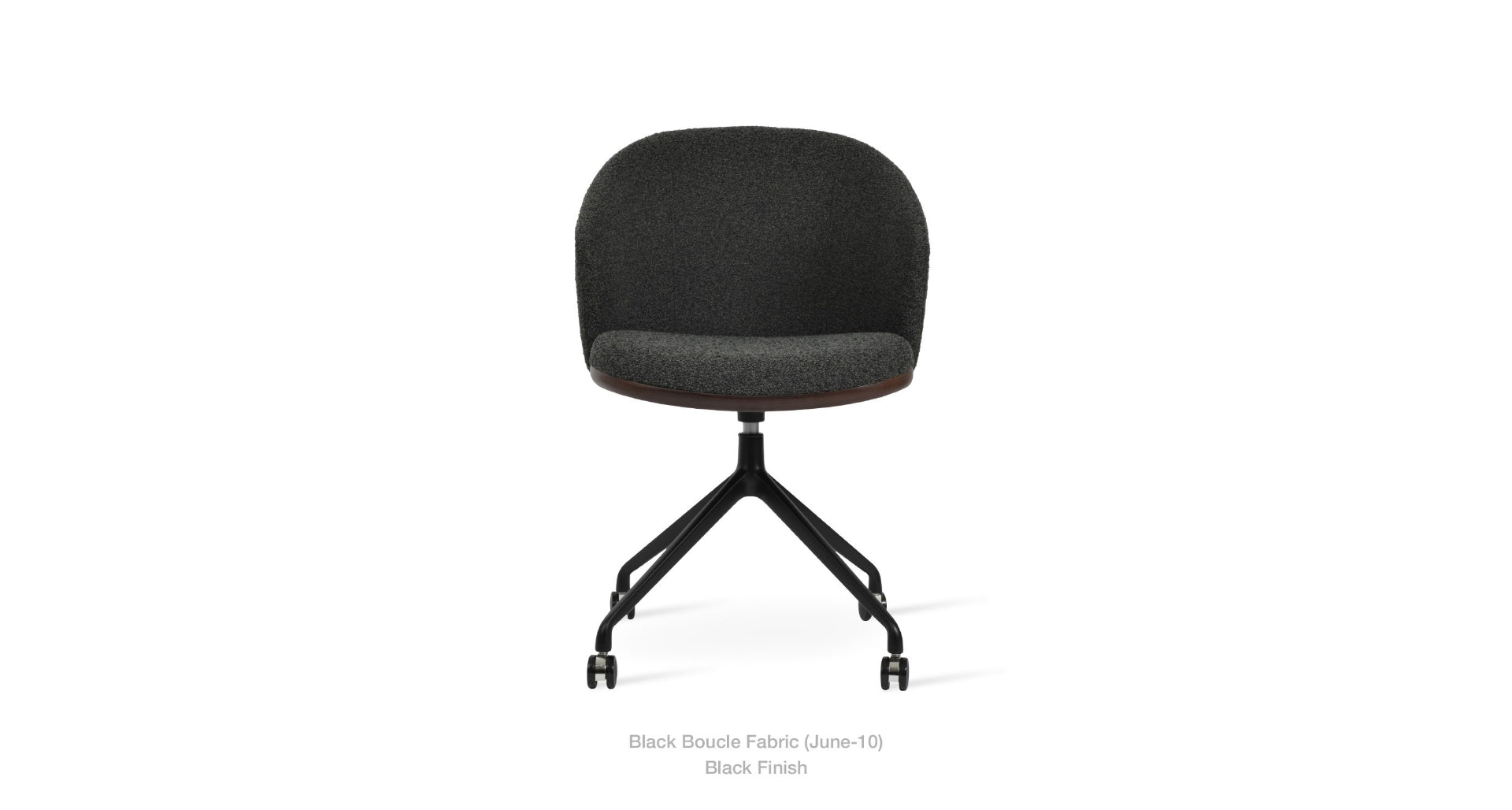Athena Spider Swivel Chair - comfortable seating for dining and office spaces | Image 8 | InSTYLE Home & Rugs