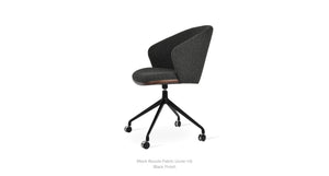Athena Spider Swivel Chair - comfortable seating for dining and office spaces | Image 9 | InSTYLE Home & Rugs