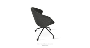Athena Spider Swivel Chair - comfortable seating for dining and office spaces | Image 12 | InSTYLE Home & Rugs