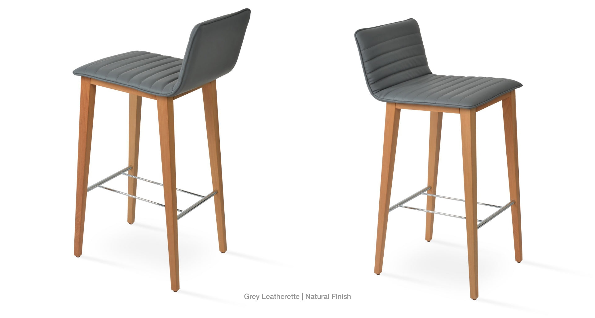 Corona Wood Full UPH Stools - available in various heights | Image 24 | InSTYLE Home & Rugs
