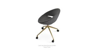 Crescent Spider Swivel Chair - comfortable seating for dining and office spaces | Image 5 | InSTYLE Home & Rugs