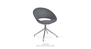 Crescent Spider Swivel Chair - comfortable seating for dining and office spaces | Image 16 | InSTYLE Home & Rugs