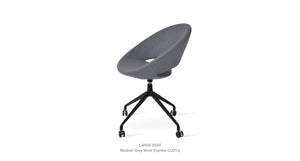 Crescent Spider Swivel Chair - comfortable seating for dining and office spaces | Image 15 | InSTYLE Home & Rugs